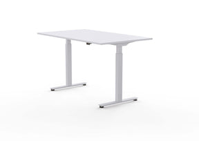 wulff höj och sänkbart skrivbord i vit färg 120 x 60