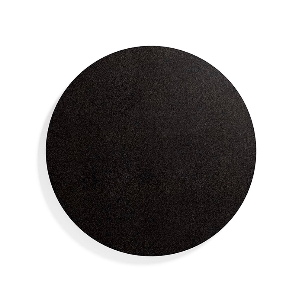 svart cirkelformad väggabsorbent
