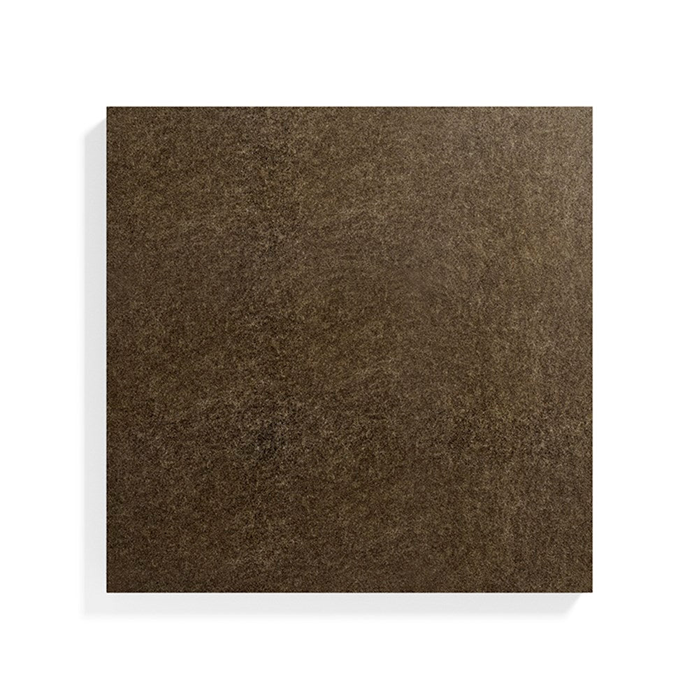 fyrkantig väggabsorbent i brun färg