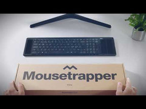 Mousetrapper Prime Svart, Bluetooth Ergonomisk Mus