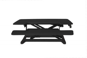 Adjustable Sit-Stand Desk Riser 2, Black - Wulff Beltton
