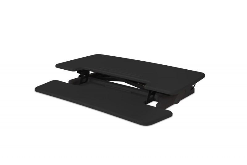 Adjustable Sit-Stand Desk Riser 2, Black - Wulff Beltton