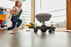Skrivbordsstol Barn - Svart & Blå | Aeris Swoppster