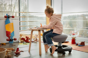 Skrivbordsstol Barn - Vit & Grön | Aeris Swoppster