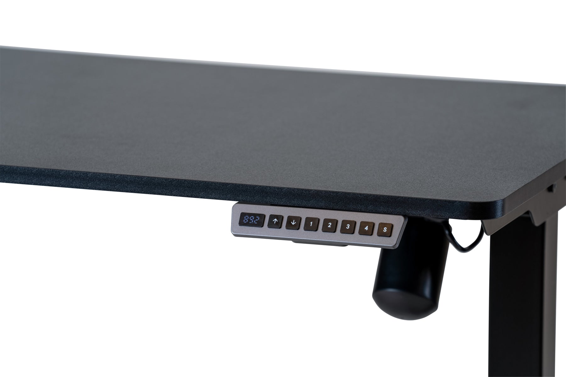 120x60cm Komplett Höj & Sänkbart Kompakt Skrivbord För Hemmakontor - Svart - Wulff Beltton