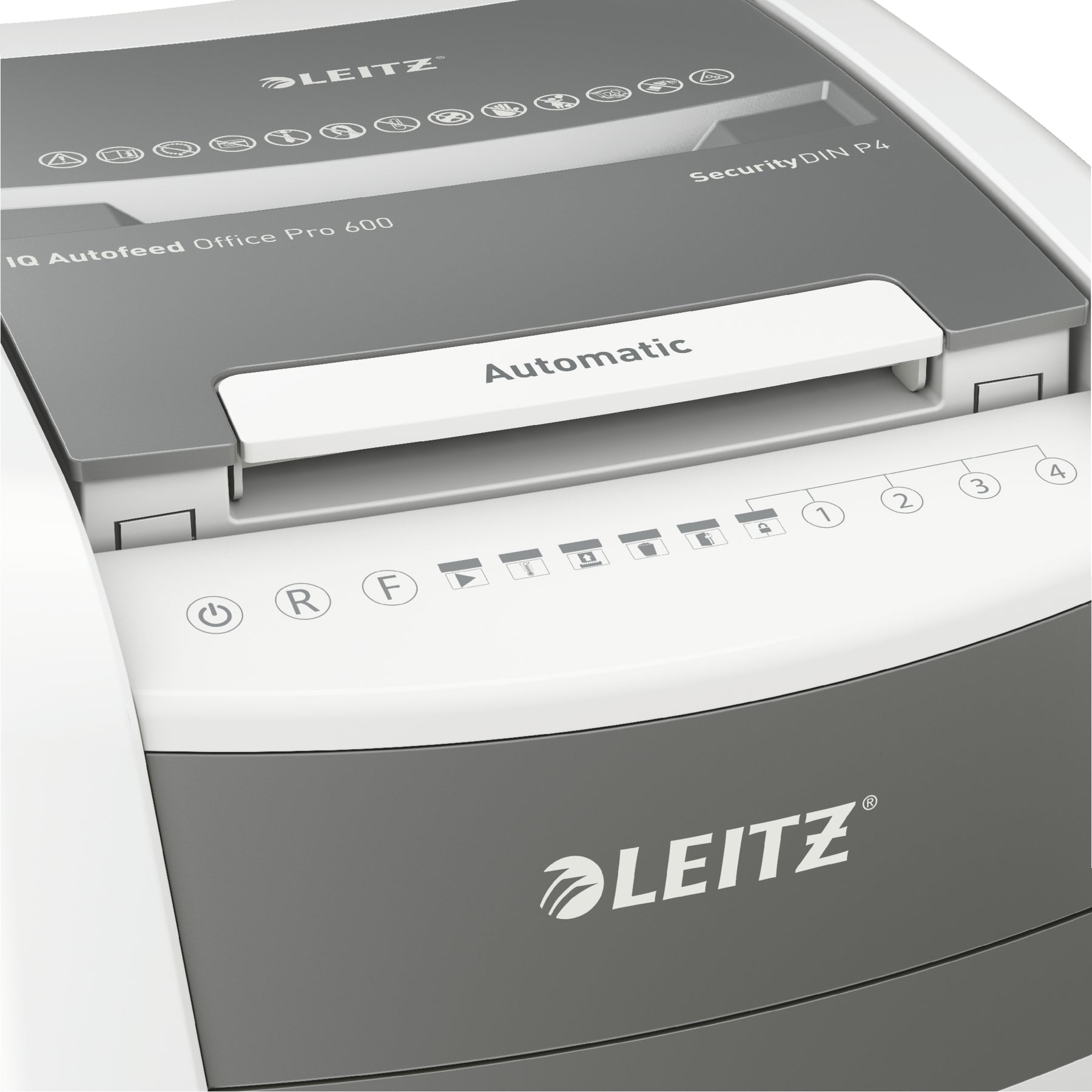 Automatisk Dokumentförstörare P4 Leitz IQ Autofeed Office Pro 600