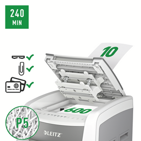 Leitz IQ Autofeed Office Pro 600 Automatisk Dokumentförstörare P5