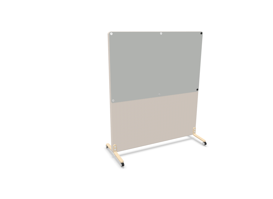 Golvskärm med whiteboard på hjul 2 storlekar | Sketch